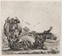 KG 03463
<br/>
Twee koeien
<br/>
<em>Cuyp, Aelbert (1620-1691)</em>